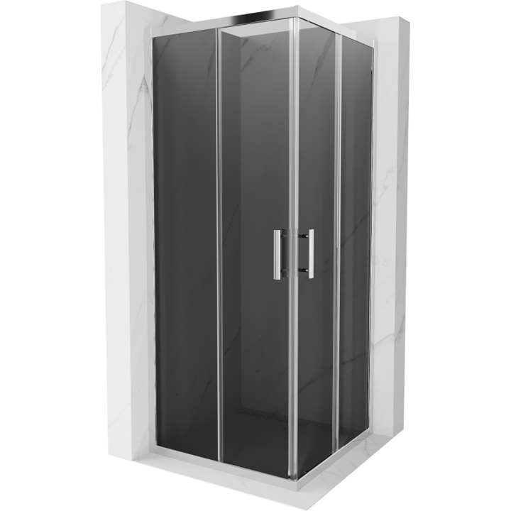 Cabina de dus, Mexen, 3606, Standard, Crom, Patrat