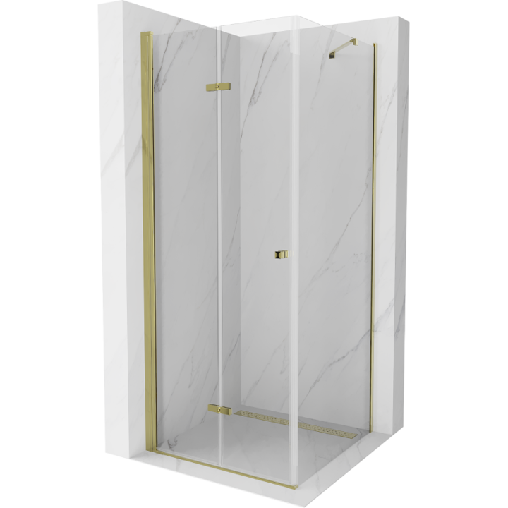 Cabina de dus, Mexen, 3886, Standard, Auriu, Patrat