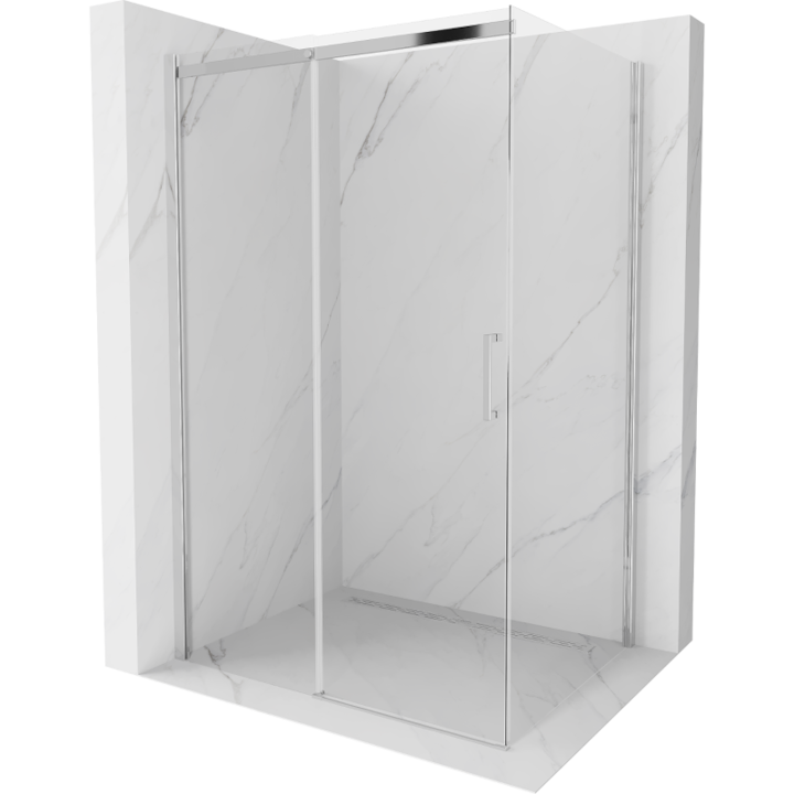 Cabina de dus, Mexen, 4088, Standard, Crom, Dreptunghi