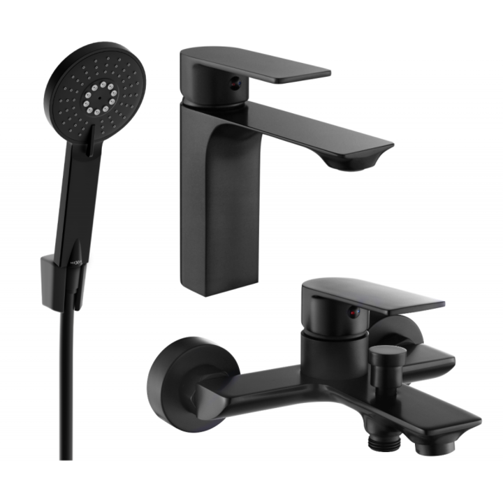 Set de dus, Mexen, 5933, Negru, Alama