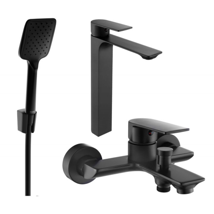 Set de dus, Mexen, 5955, Negru, Alama