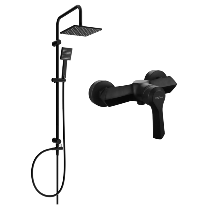 Set de dus, Mexen, 6068, Negru, Otel