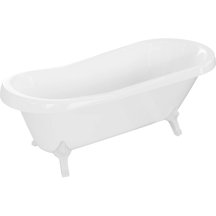 Cada de sine statatoare, Mexen, Retro, 170 x 75 cm, Acril, Alb