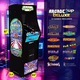 Вертикална конзола 14 игри ARCADE1UP, Galaga Deluxe, H 155 см, 17 инчов цветен дисплей, Wi-Fi класации, Marquee осветление, регулируема сила на звука, защита срещу преобръщане, аркадни контроли с истинско усещане, многоцветни