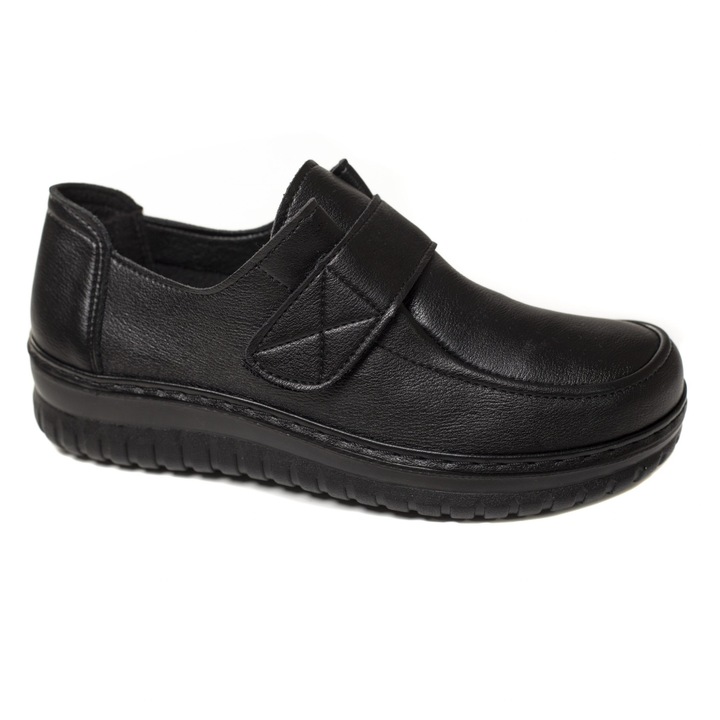 Pantofi, Moda Stil, dora, Piele ecologica, Negru, Negru