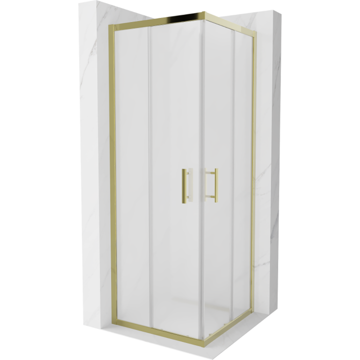 Cabina de dus, Mexen, 14384, Standard, Auriu, Patrat