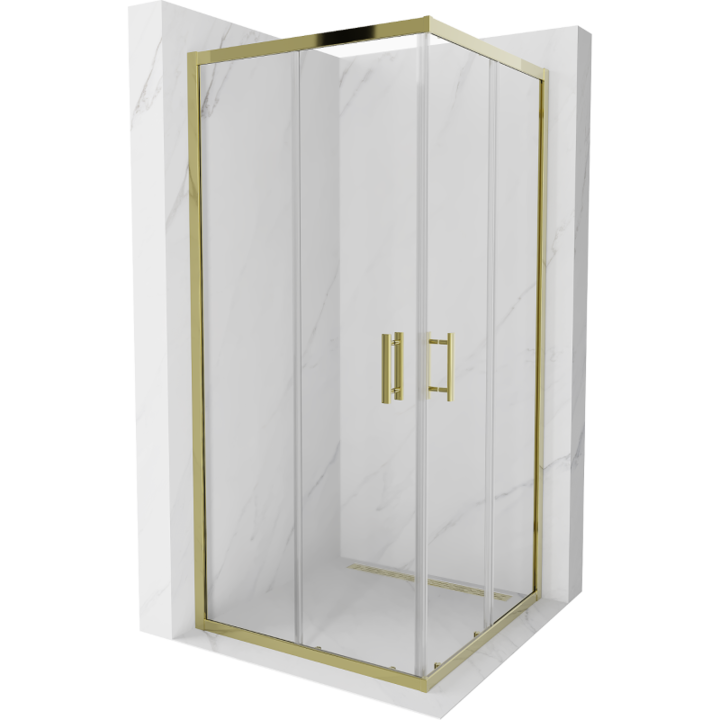 Cabina de dus, Mexen, 14380, Standard, Auriu, Patrat