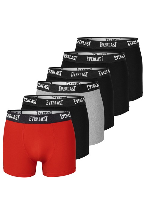 6 darabos Everlast BM405 ferfi boxeralso szett, pamut alsonemu, tobbszinu, kenyelmes es tartos