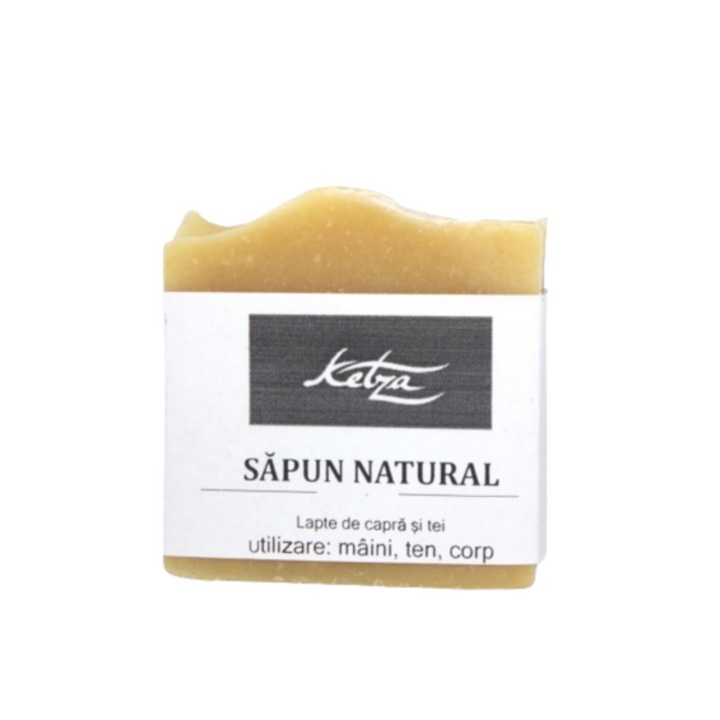Натурален твърд сапун, козе мляко и липа, Ketza, 80гр