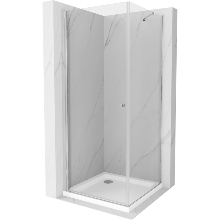 Cabina de dus, Mexen, 4658, Standard, Crom, Patrat