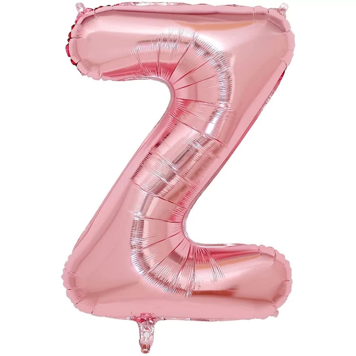 Balon Litera, 40 cm, rose gold, Litera Z