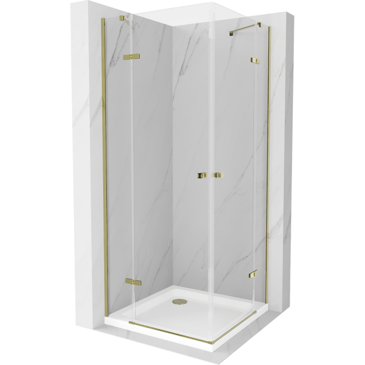 Cabina de dus, Mexen, 13328, Standard, Auriu, Patrat