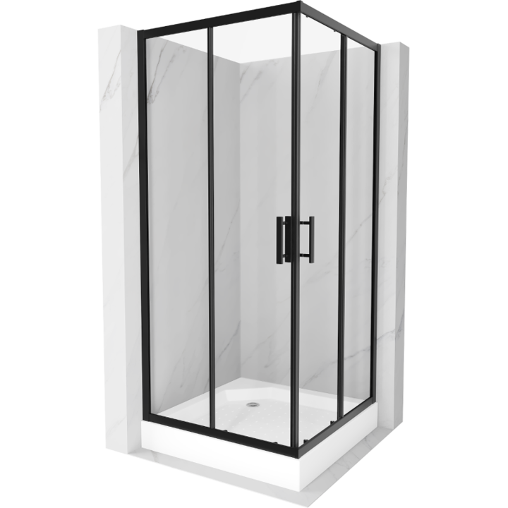 Cabina de dus, Mexen, 13417, Standard, Alb, Patrat