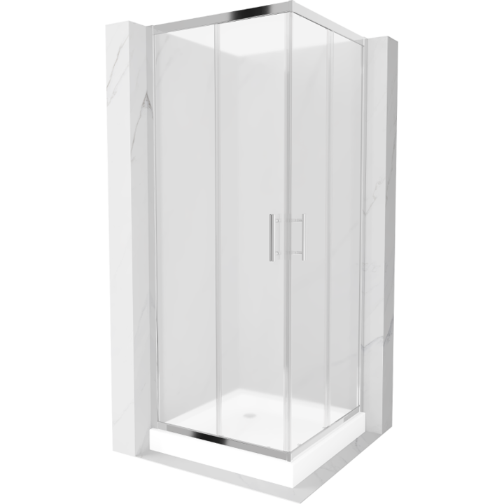 Cabina de dus, Mexen, 13410, Standard, Alb, Patrat