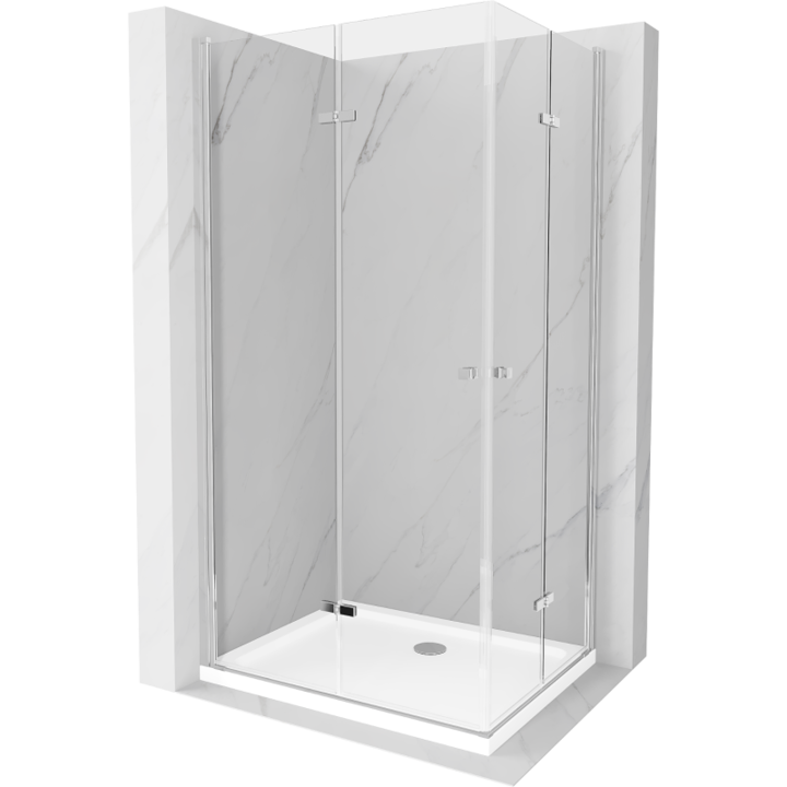 Cabina de dus, Mexen, 13298, Standard, Crom, Dreptunghi