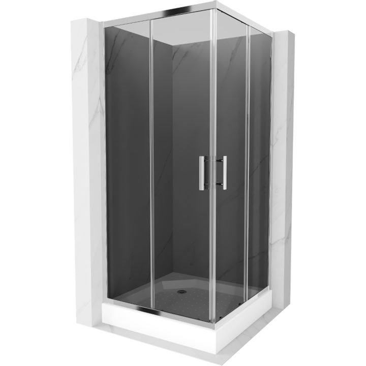 Cabina de dus, Mexen, 13414, Standard, Alb, Patrat