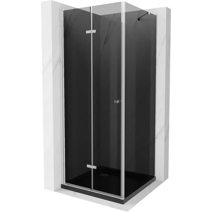 Cabina de dus, Mexen, 13445, Standard, Negru, Patrat