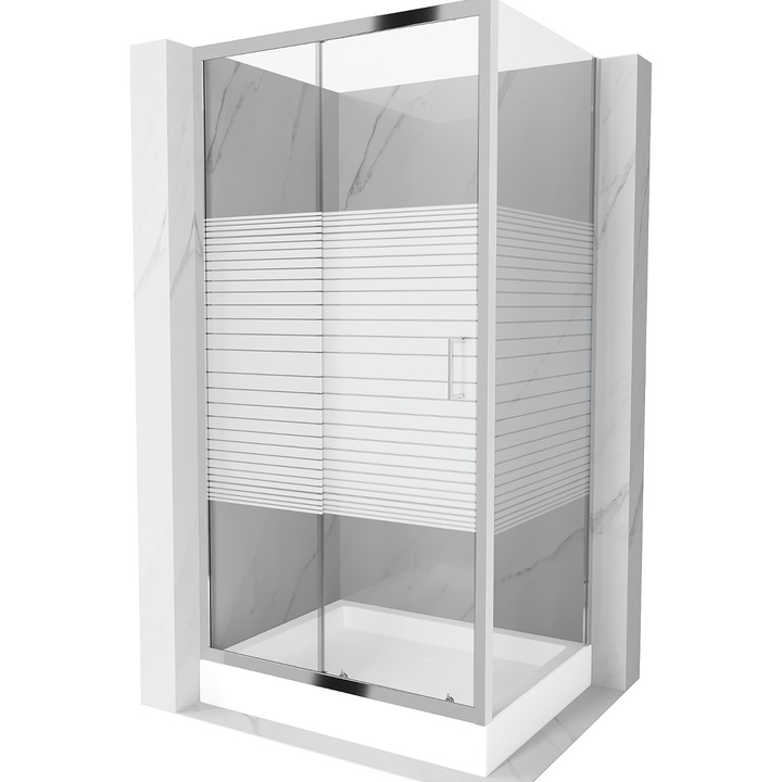Cabina de dus, Mexen, 14720, Standard, Crom, Dreptunghi