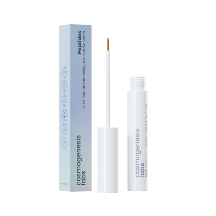 Serum pentru gene si sprancene, Cosmogenesis Labs, multi-peptide, 3ml