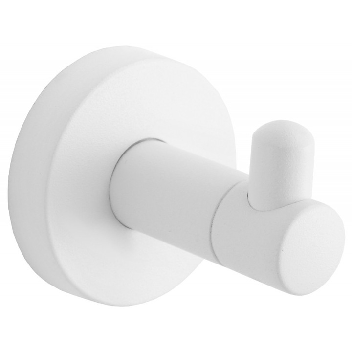 Закачалка за хавлии, Mexen, 5027, Метал, Бяла