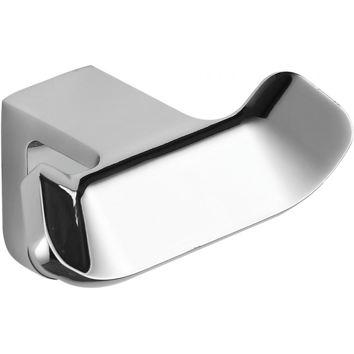 Двойна закачалка за хавлии, Mexen, 4957, Метал, Хром