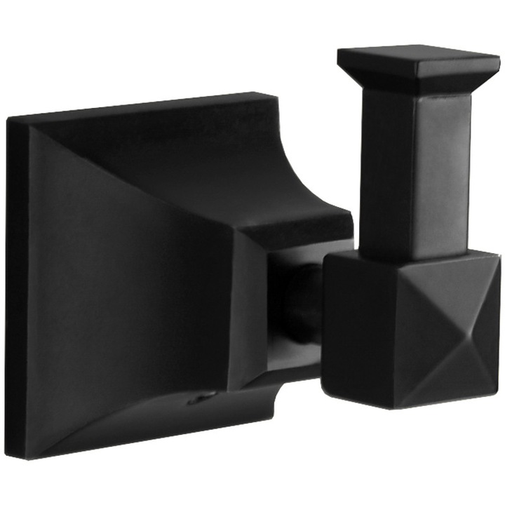 Закачалка за кърпи, Mexen, 5150, Метална, Черна