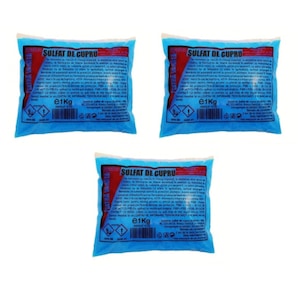 Sulfat de cupru, piatra vanata, ingrasamant de tip MIF, pentru stropire pomi fructiferi, vita de vie si legume, 3 Kg