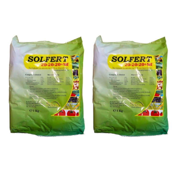 Ingrasamant Solfert 20-20-20+ Me, 2 kg