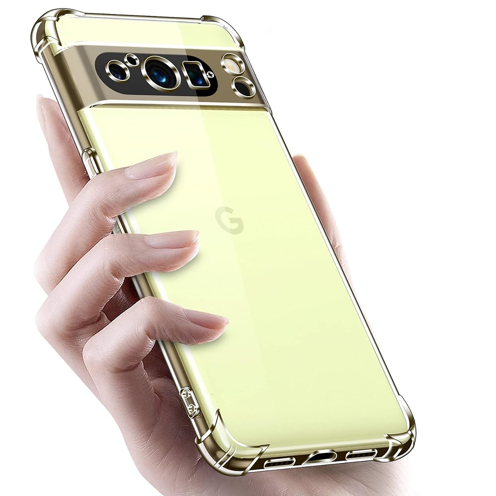 Husa pentru Google Pixel 8 Pro Daden® Clear Silicone, Protectie Camera, Antisoc, Transparenta