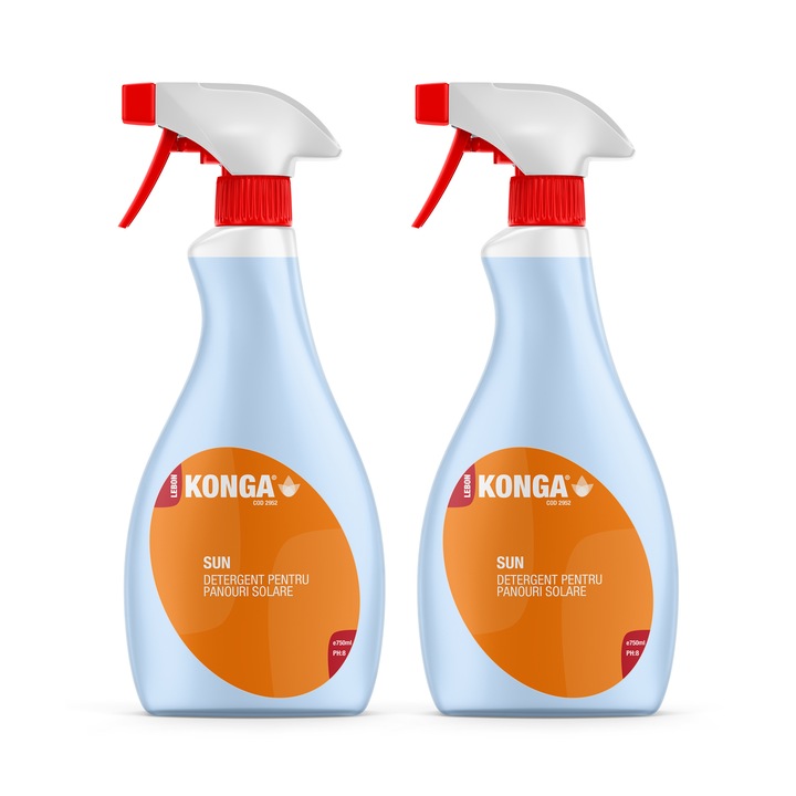 Комплект - 2 х Препарат за почистване на слънчеви панели, 750 мл с пръскачка