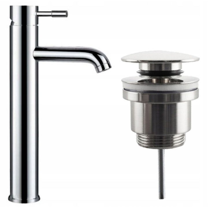 Смесител за умивалник Graf, едноръкохватков, гланц, хром