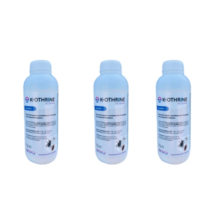 Insecticid pentru combaterea insectelor zburatoare si taratoare, K-Othrine SC 7.5 Flow, 3 litri