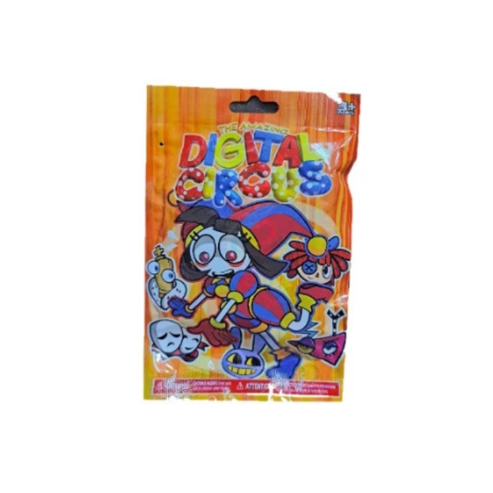 Meglepetés boríték figurával és Digital Circus kártyákkal, 10 cm, +3 év