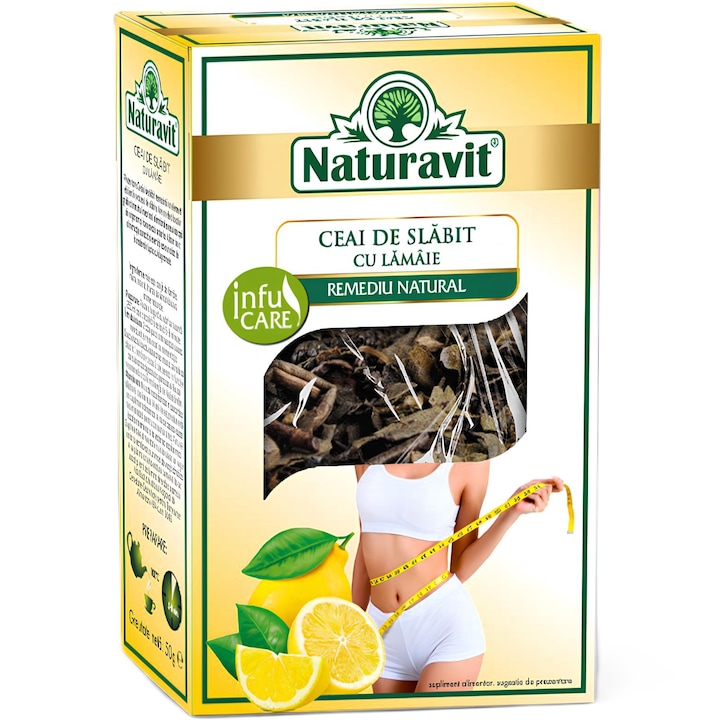 Ceai de Slabit cu Lamaie, 50g, Naturavit