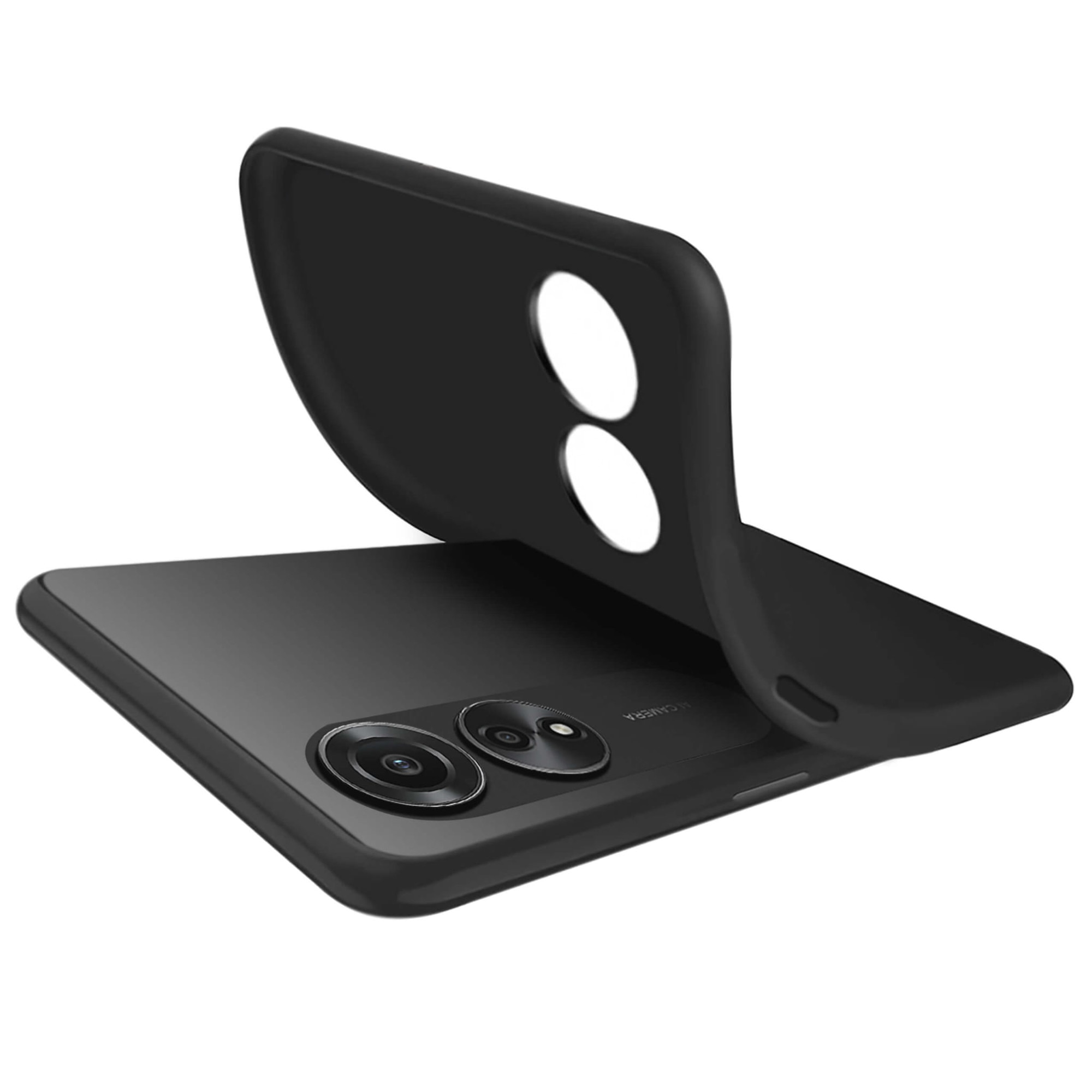 HUSA PCS pentru Oppo A78 5G / A58 5G, Negru Mat