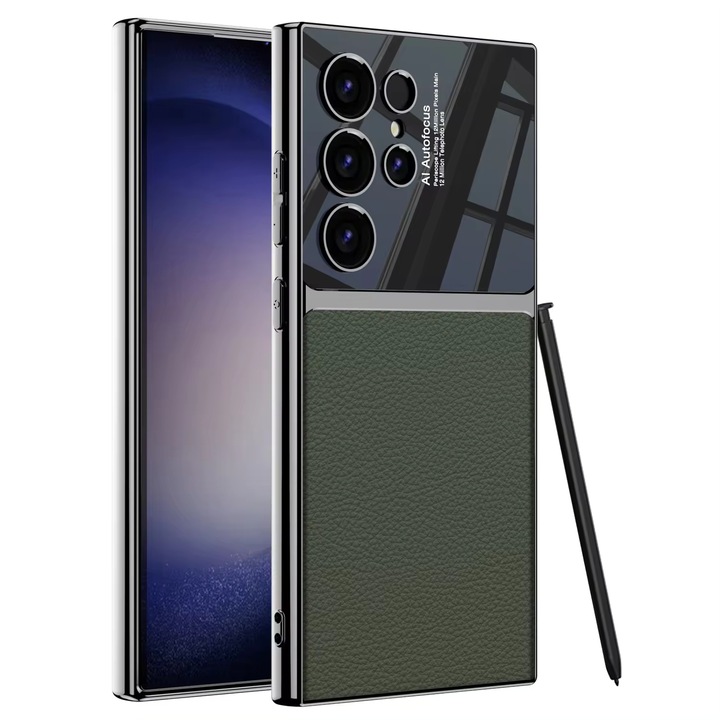 Samsung Galaxy S24 Ultra tok, O Agora ökológiai bőr, zöld