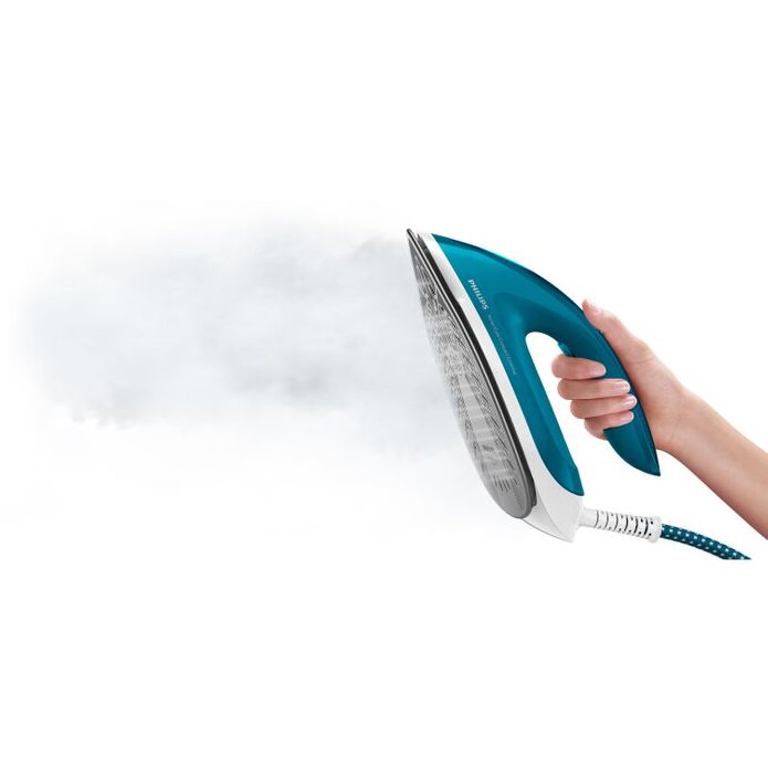 Statie de calcat cu abur GC6815/20, 2400W, 1.3 l, 6 bar, 360 g/min, Smart Calc Clean, OptimalTEMP, Albastru