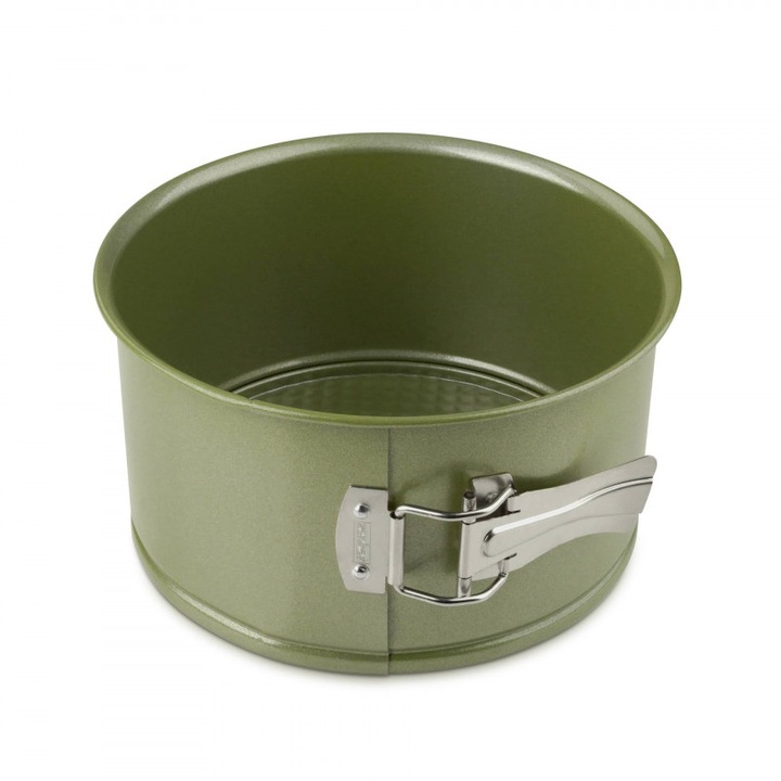 Форма за печене с падащо дъно Zenker 7458, Кръгла, 18x10 см, ILAG Maximizing Green покритие, До 180C, Зелен