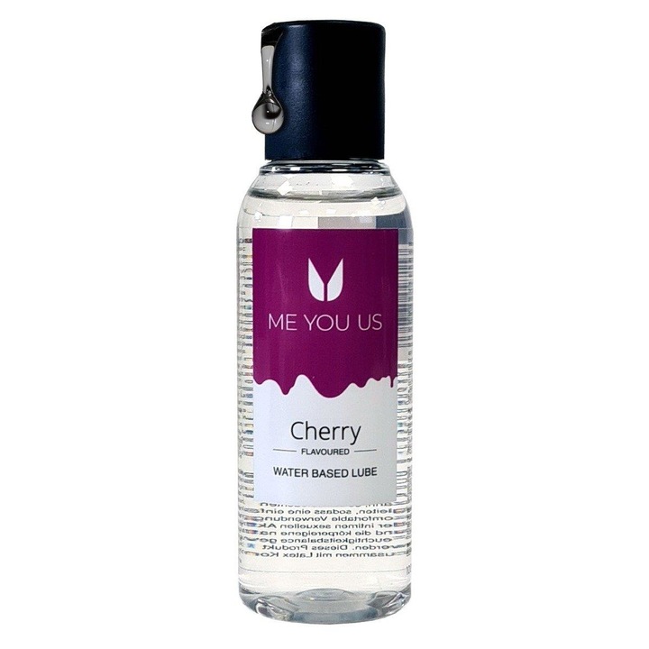 Ízesített síkosító, Me You Us, Cherry, 100ml