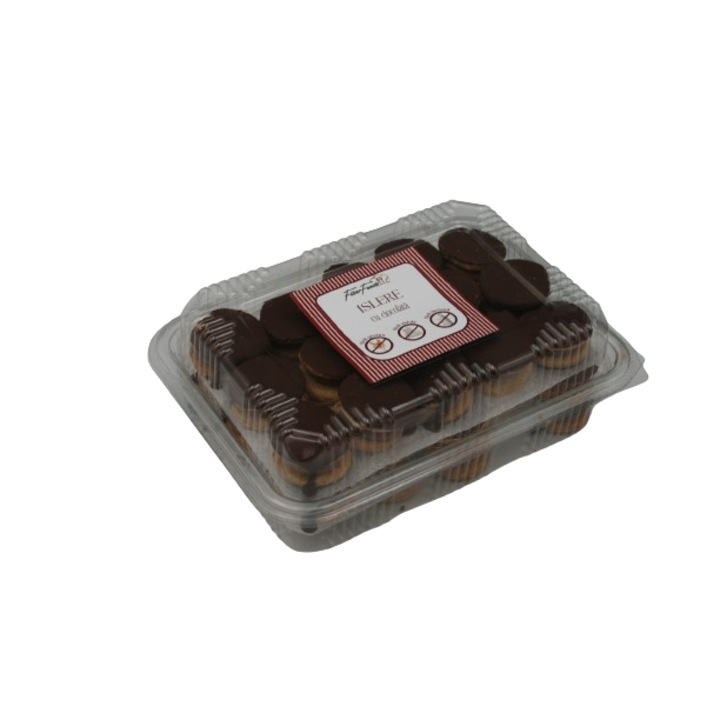 Islere cu crema de ciocolata, fara gluten, zahar adaugat, lactoza 500 gr