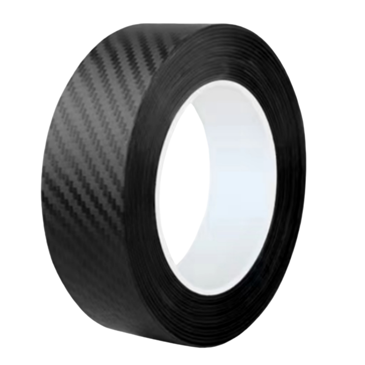 Автомобилна предпазна лента, изработена от карбон, за праг, врата, щанга, табло, водоустойчива, настройка на автомобила, 3D матово покритие, enkourakoko®, 5cm x 10m, черна
