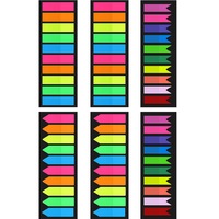 Set 1200 eichete indexare autoadeziv, Axroad Mall, Forma steag/sageata, Translucid, Impermeabil, Usor de indepartat, Marca si evidentia informatiile importante, PET, 15*5cm, Multicolor