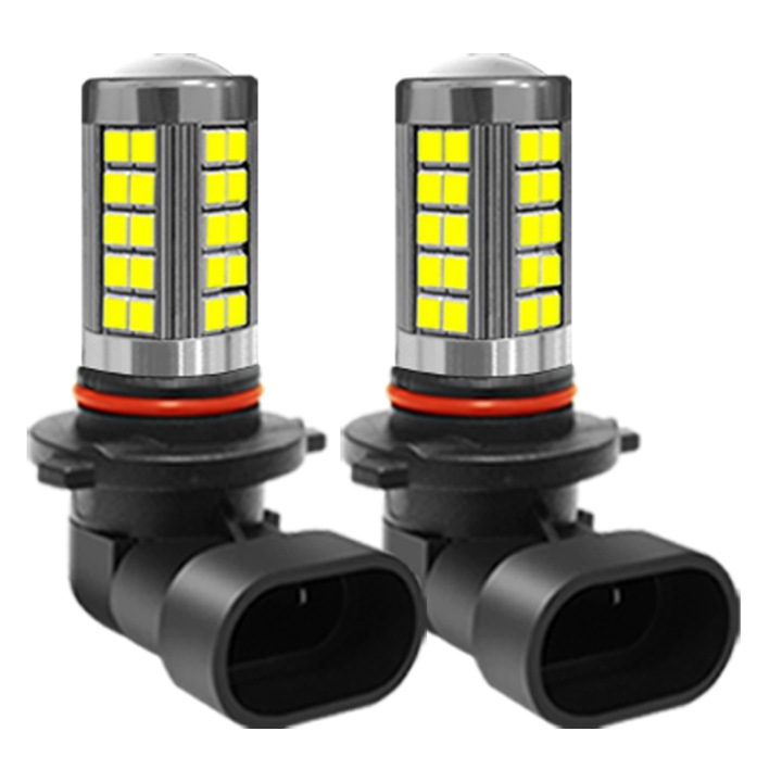 Комплект 2 LED лампи YANF, 56SMD, 360 градуса, 6000-7500K, супер бели, 12V-24V, 9005/9006 H10