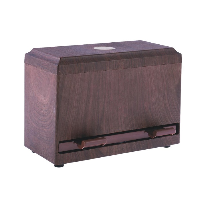 Диспенсър за сламки HORECANO, 24x14xh19.5cm, КАФЯВ