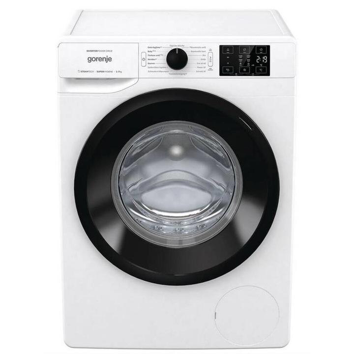 Masina De Spalat Rufe Frontala Gorenje WNEI74ADPS, Clasa A, 7 Kg, 1400 Rpm, Alb