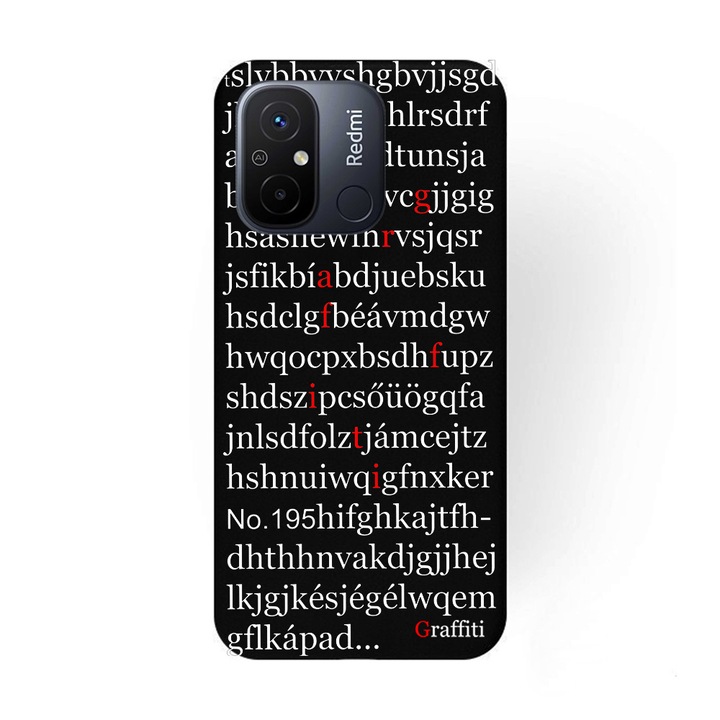 Telefontok Xiaomi Redmi 12C - Graffiti No.195 mintás szilikon tok