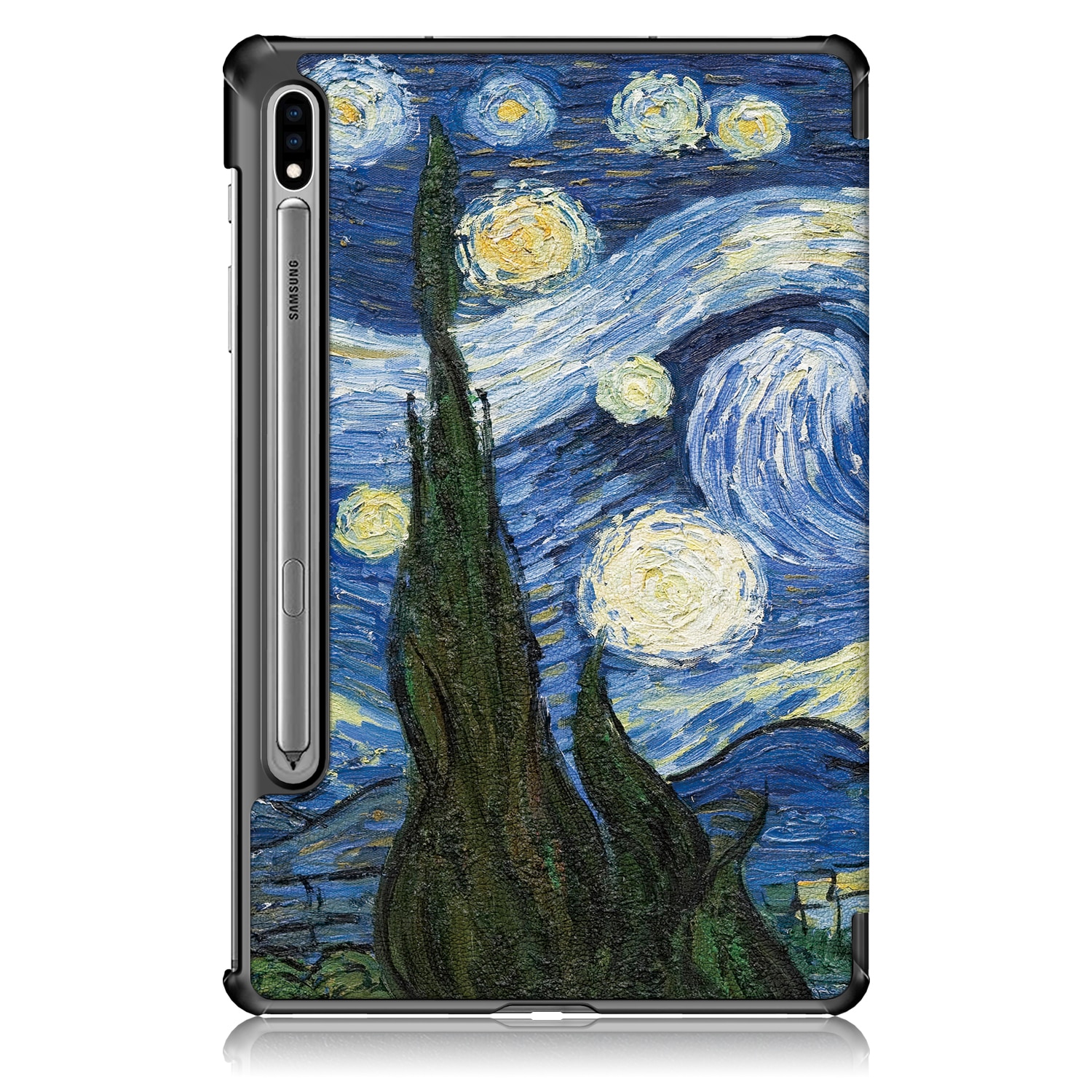 Husa de protectie premium Natty Pell, Compatibila cu Samsung Galaxy TAB S7 (SM-T870/SM-T875) - Moon light