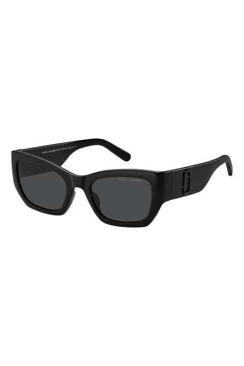 Marc Jacobs, Слънчеви очила Cat-Eye с плътни стъкла, Черен, 53-21-135