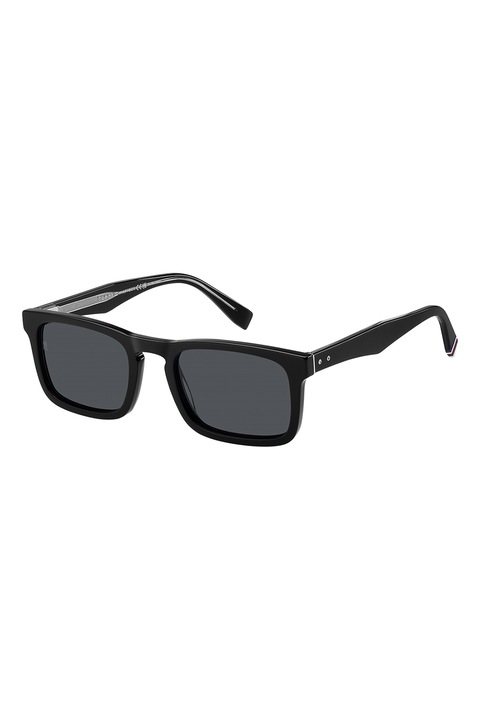 Tommy Hilfiger, Napszemüveg szögletes lencsékkel, Fekete, 54-22-150 Standard