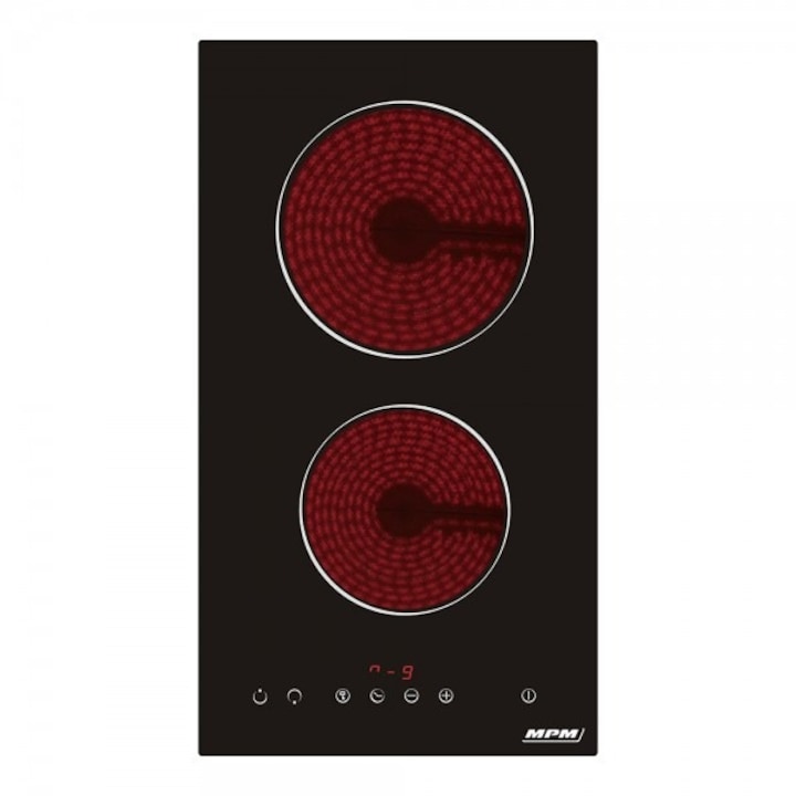 MPM MPM-30-VCB-22 3 kW, 2 zóna Fekete beépíthető kerámia főzőlap